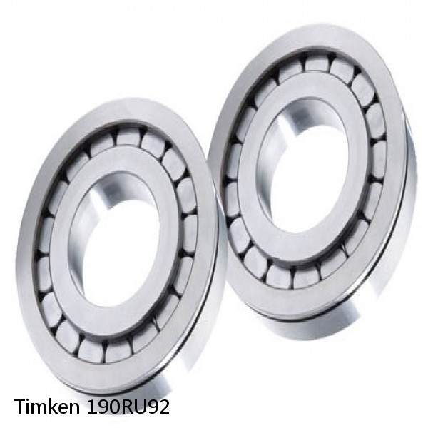 190RU92 Timken Cylindrical Roller Bearing #1 small image