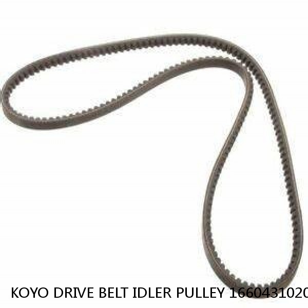 KOYO DRIVE BELT IDLER PULLEY 1660431020 / 166040P011 (Made in Japan) (Fits: Toyota)