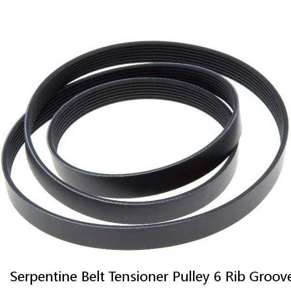 Serpentine Belt Tensioner Pulley 6 Rib Groove V8 4.8L 5.3L 6.0L 6.2L Silverado #1 image