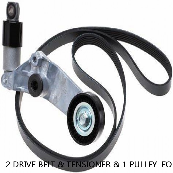 2 DRIVE BELT & TENSIONER & 1 PULLEY  FOR 2010-2011 TOYOTA CAMRY 2.5L  (Fits: Toyota) #1 image