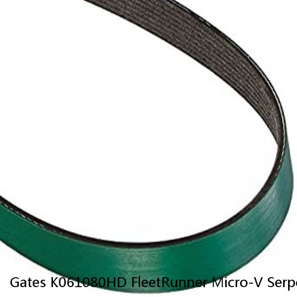 Gates K061080HD FleetRunner Micro-V Serpentine Drive Belt #1 image