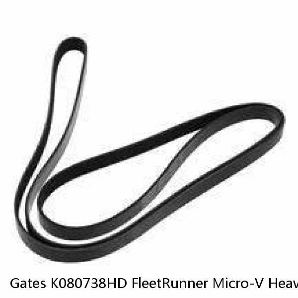 Gates K080738HD FleetRunner Micro-V Heavy Duty V-Ribbed Belt #1 image